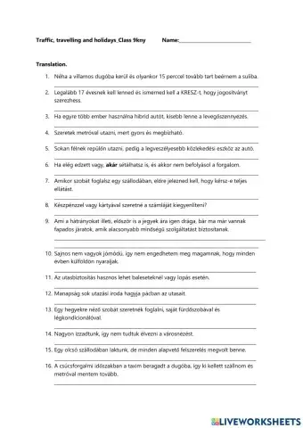 Traffic and Travelling-9.kny
