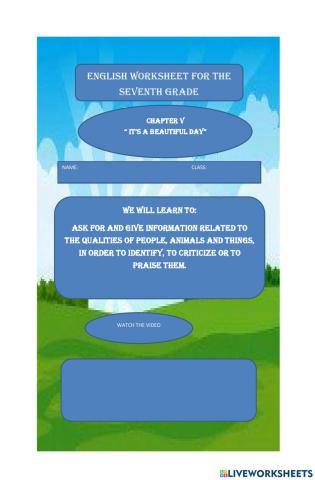 THE QUALITIES OF PEOPLE, ANIMALS, AND THINGS