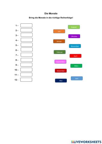 Die Monate