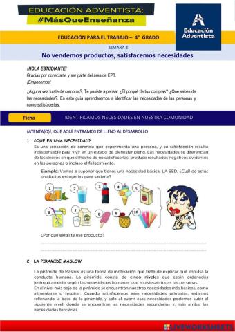 No vendemos productos, satisfacemos necesidades