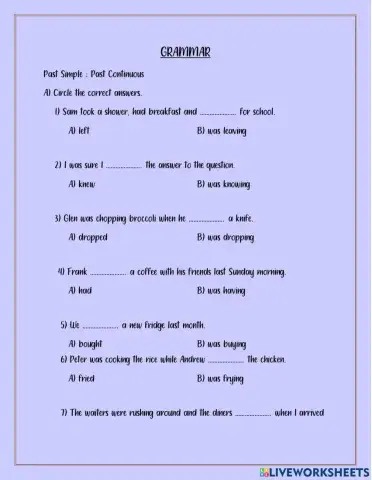 Food, food, food (grammar)