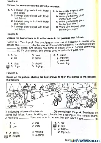 Grammar & vocabulary