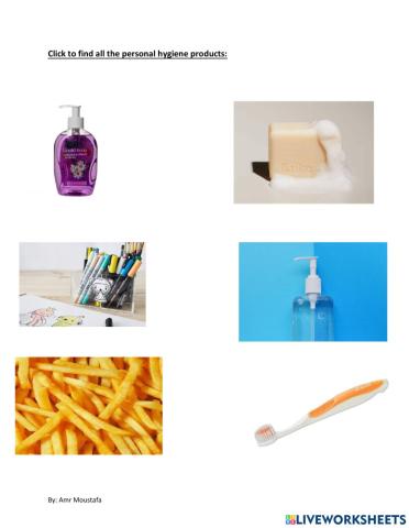 Select personal hygiene products