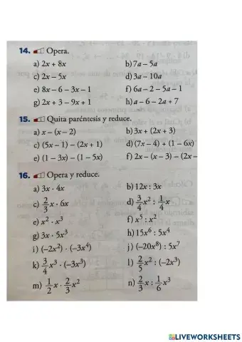 Algebra 2 eso
