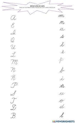 Letras cursivas