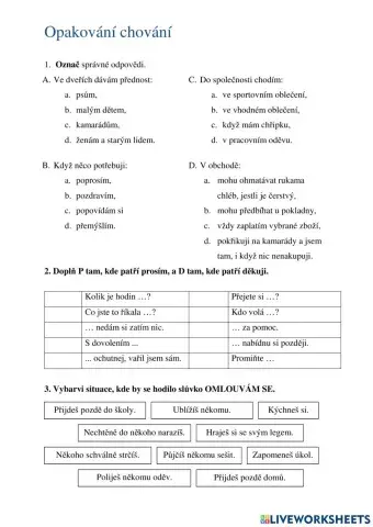 Společenské chování