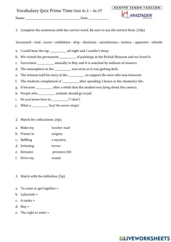 Prime Time Upper 4c-e