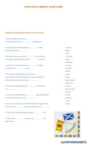 Fun Facts About Scotland