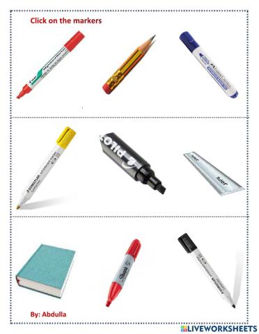 Click on the markers