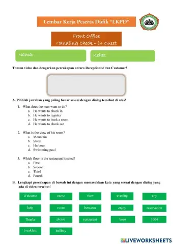 Handling Check - in Guest