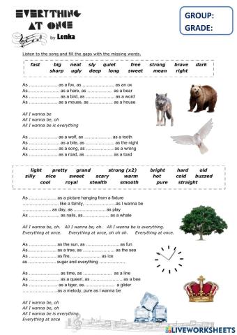 Everything at once - by Lenka