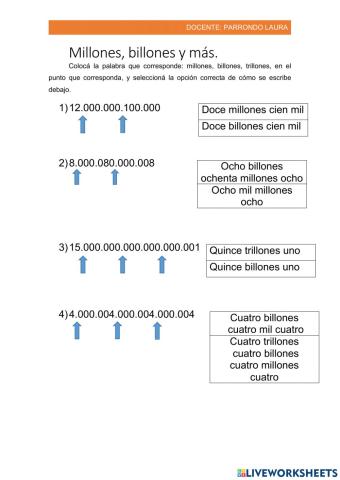 Millones billones y más 2