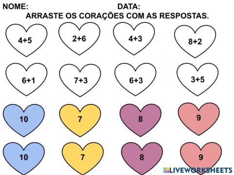 Matemática lúdica - conta simples