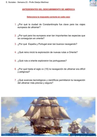 Antecedentes del descubrimiento de América