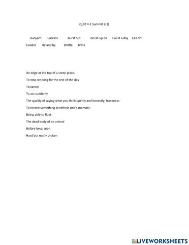 Quiz 4-1 Summit 2(1)