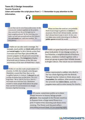 Innovation Design 1 worksheet