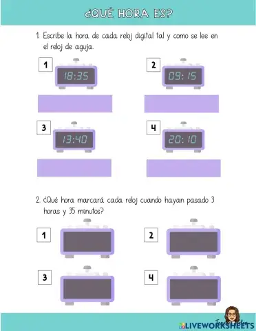 ¿qué hora es?