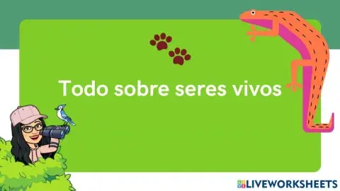 Repaso seres vivos 4°