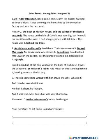 Young detective part 3