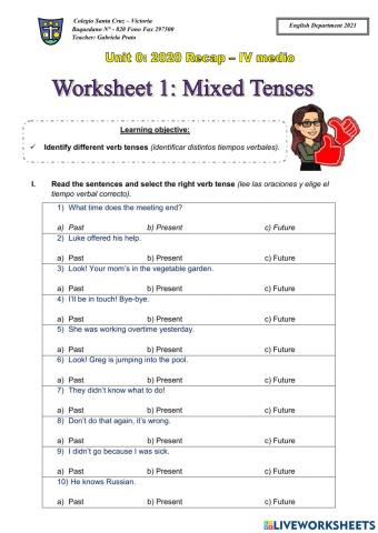 Mixed tenses