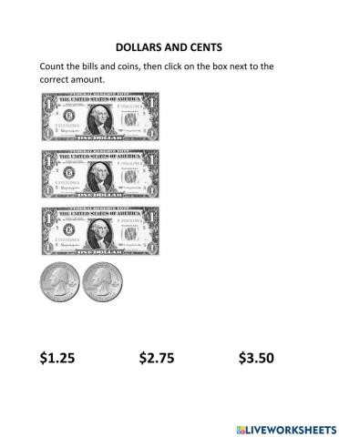 Dollars and Cents