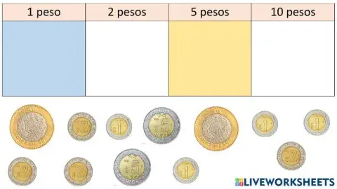 Clasificar monedas