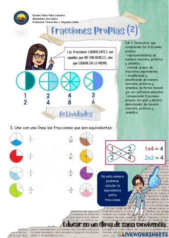 6to- FRACCIONES EQUIVALENTES