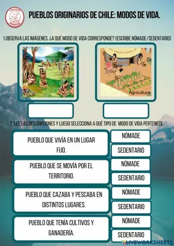 Modo de vida pueblos originarios