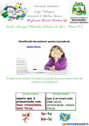 Tonicidade e Classificação Tônica