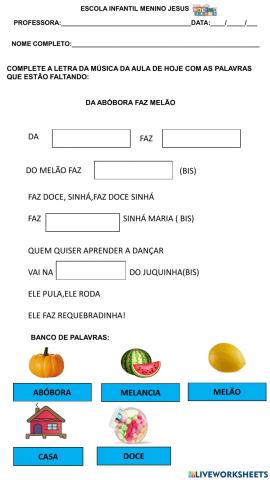 Atividade de português
