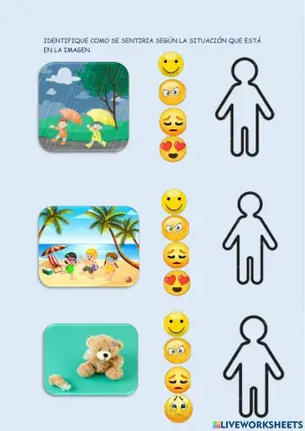 Mis emociones en algunas situaciones