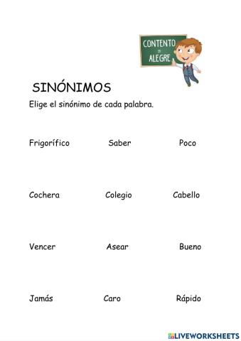 Sinónimos