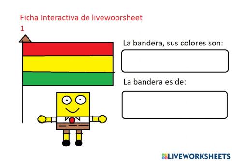 La bandera de Bolivia