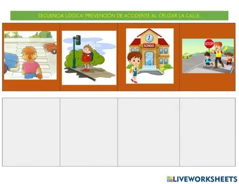 Prevención de accidentes al cruzar la calle