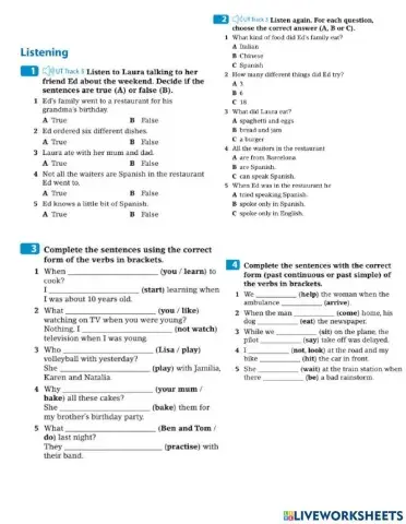 Optimise A2 Test 3-4
