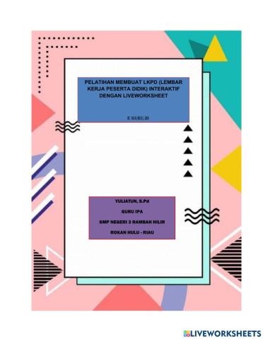 LKPD MATERI PARTIKEL PENYUSUN BENDA DAN MAKHLUK HIDUP KELAS 9 SMP