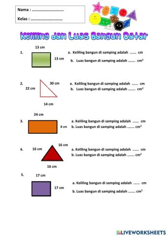 Luas Dan Ekliling Bangun Datar