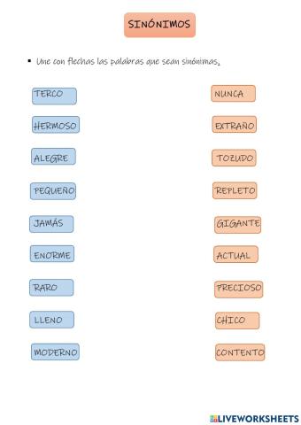 Sinónimos