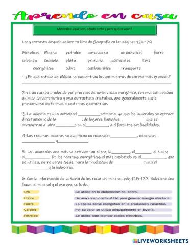 Minerales: ¿qué son, dónde están y para qué se usan?