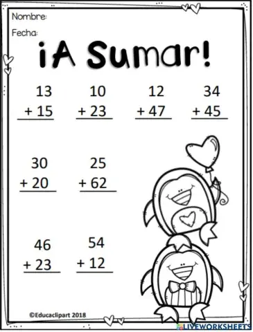 ¡a sumar!