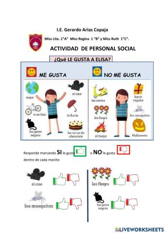 Gustos y preferencias