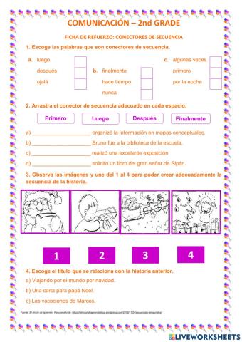 Conectores de secuencia