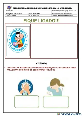 Todos contra o coronavírus 3º ano