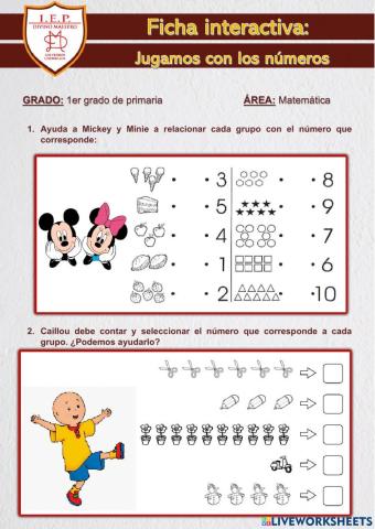 Jugamos con los números