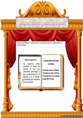 Adaptar un texto narrativo a una obra teatral