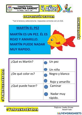 Comprensión lectora