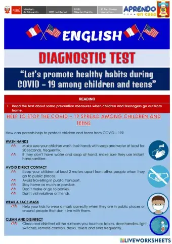 Diagnostic Test - COVID 19