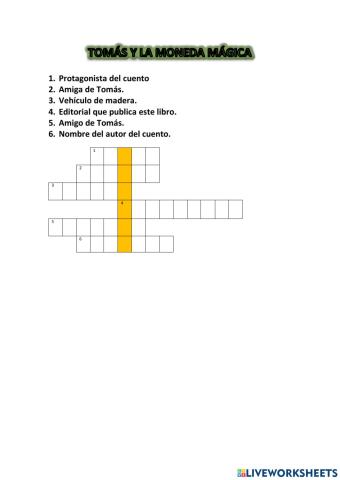 Tomás y la moneda mágica