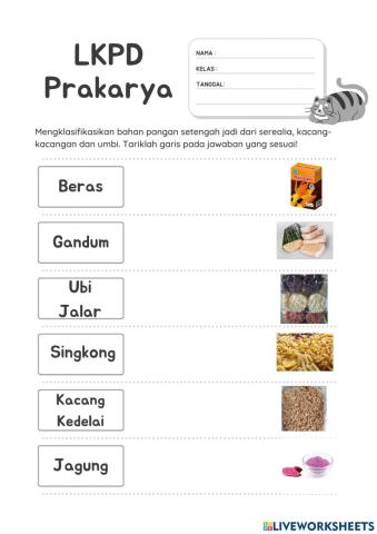 Pengolahan bahan pangan - Prakarya