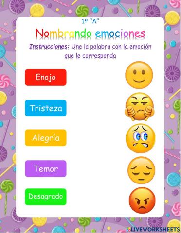 Nombrando emociones